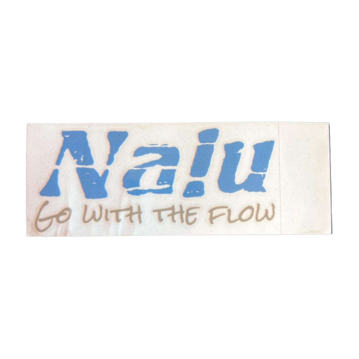 Aloha Aina Poi Co. - Nalu Go With The Flow Sticker - Light Blue