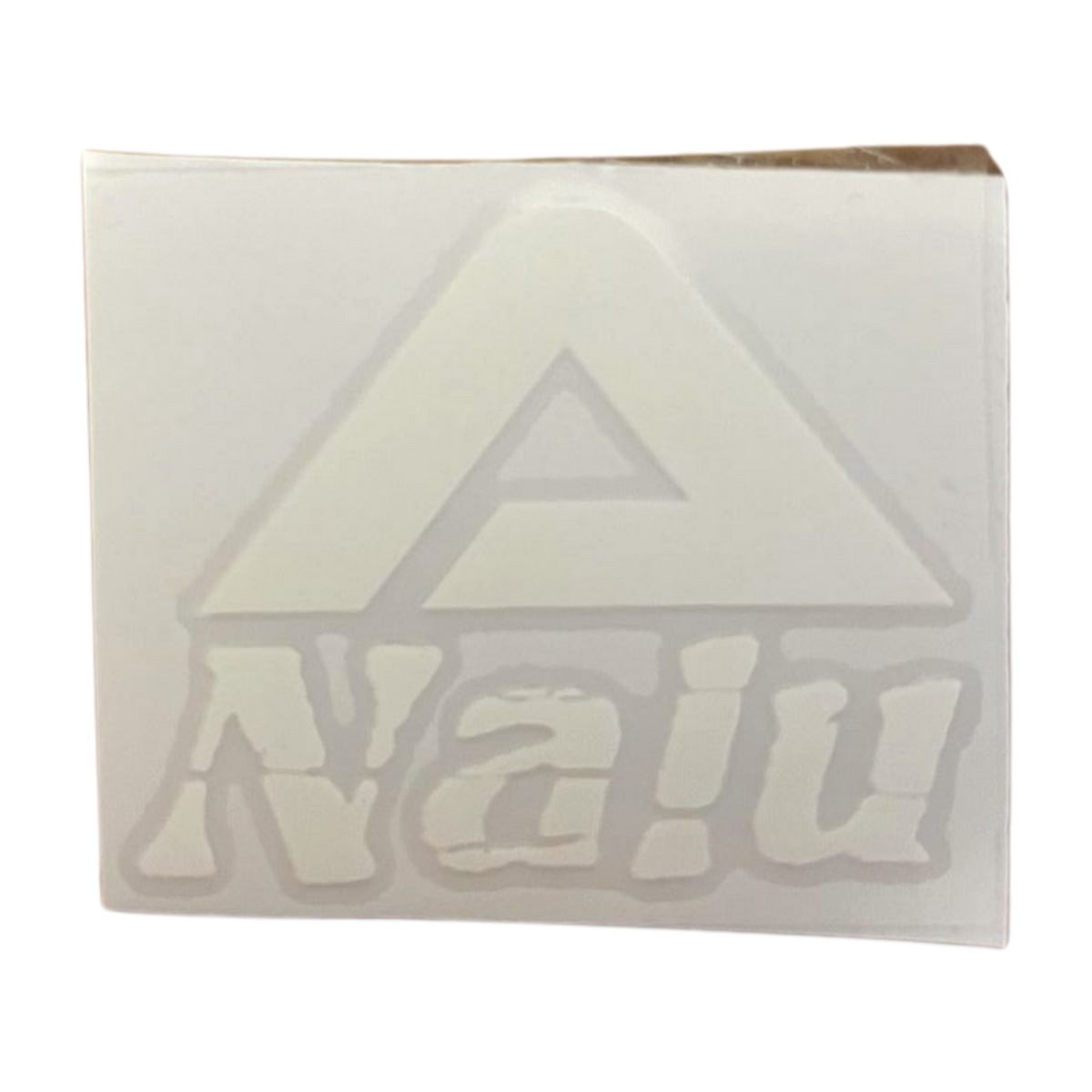 Aloha Aina Poi Co. - Nalu Logo Decal Sticker - White