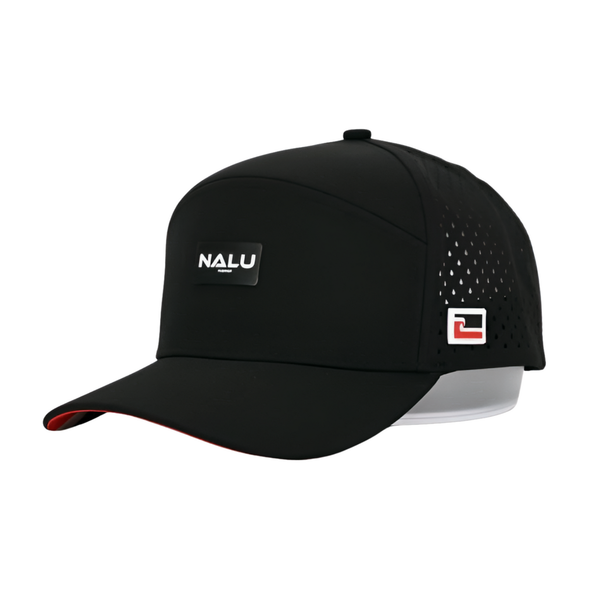 Aotearoa Black Snapback Hat - Front Angle | Nalu Gear