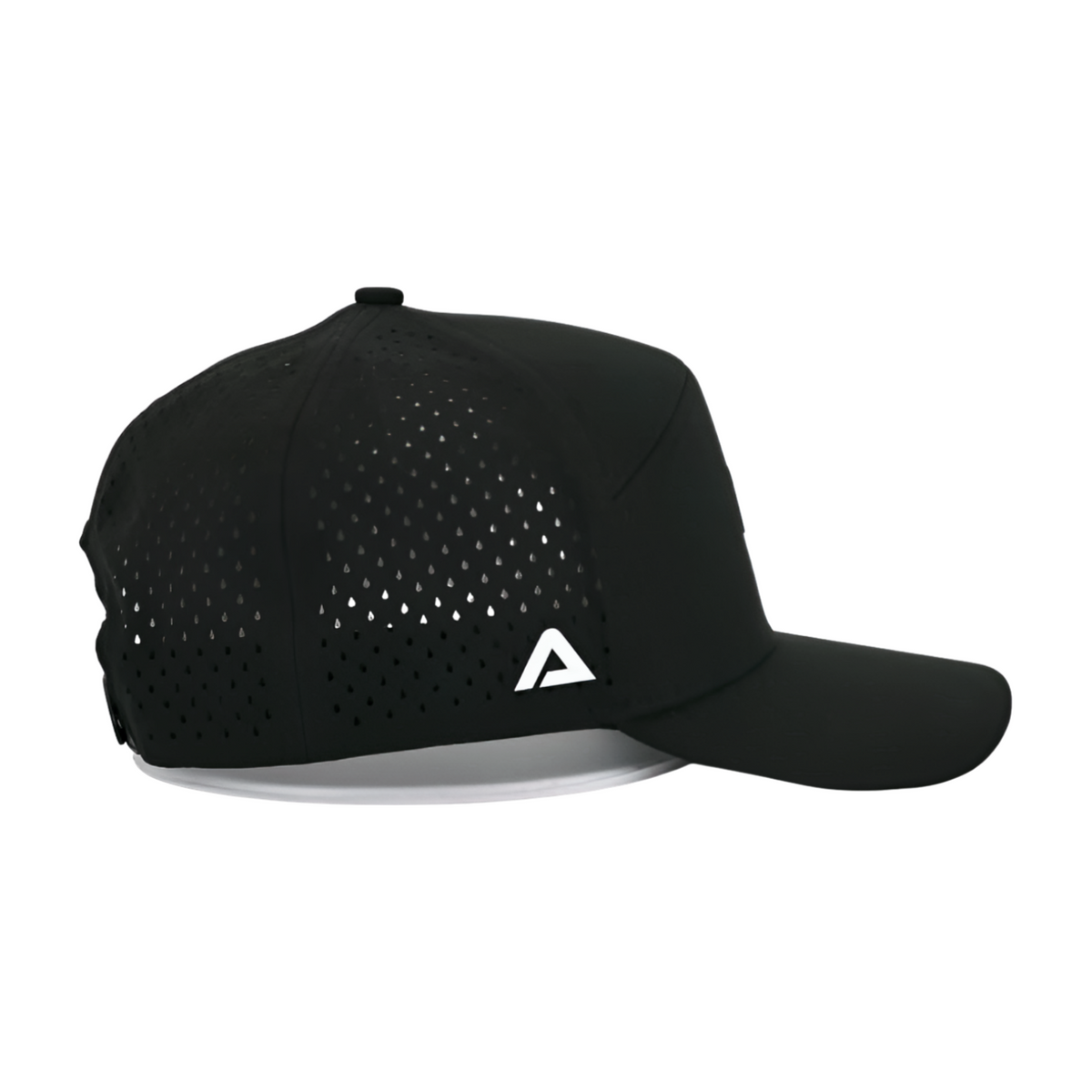 Aotearoa Black Snapback Hat - Right Side View | Nalu Gear