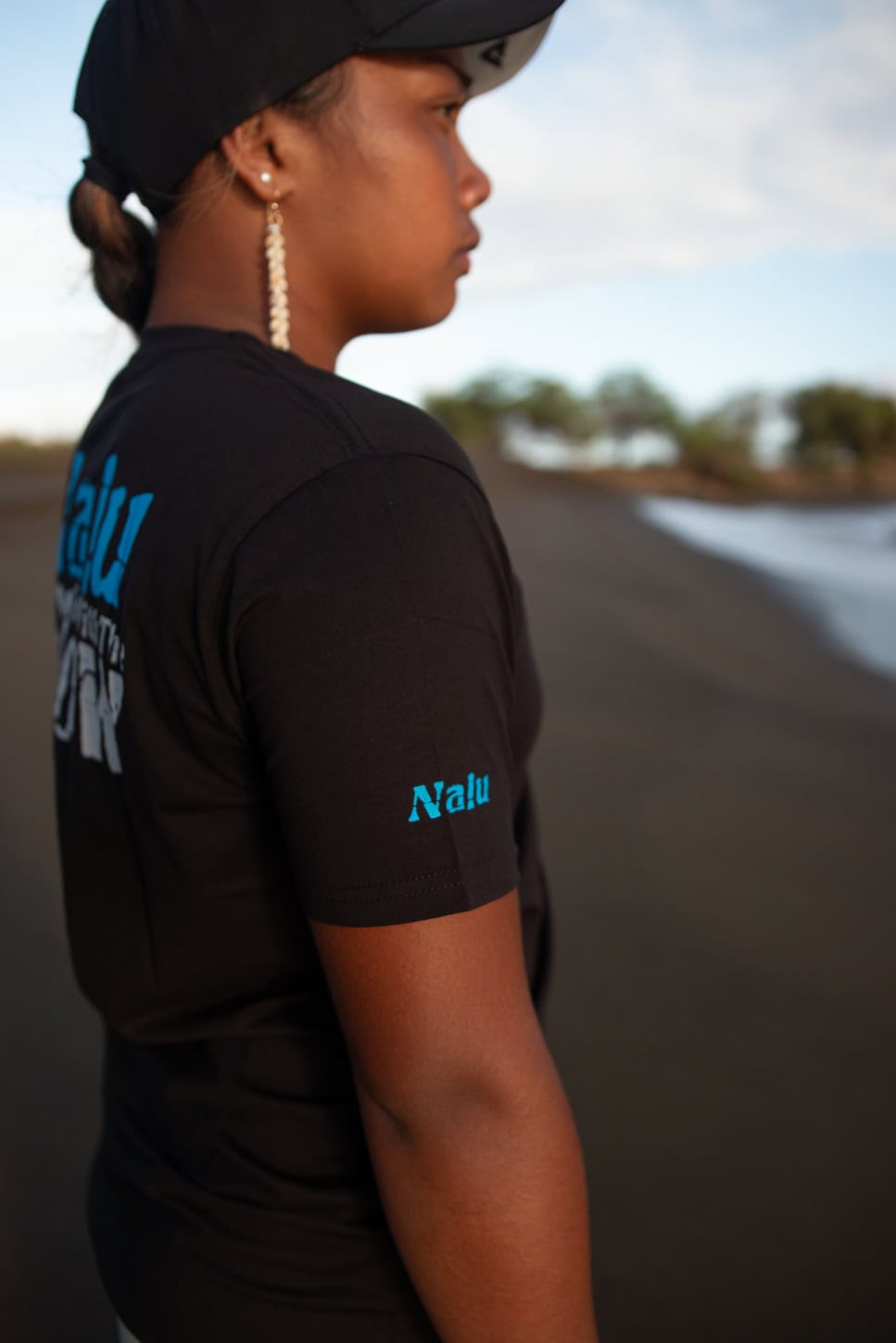 Nalu Go With the Flow Short Sleeve T-Shirt - Black