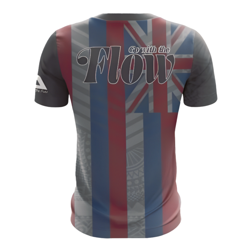 Nalu Hae Hawaii Jersey w/Tribal Fade - Back View | Nalu Gear
