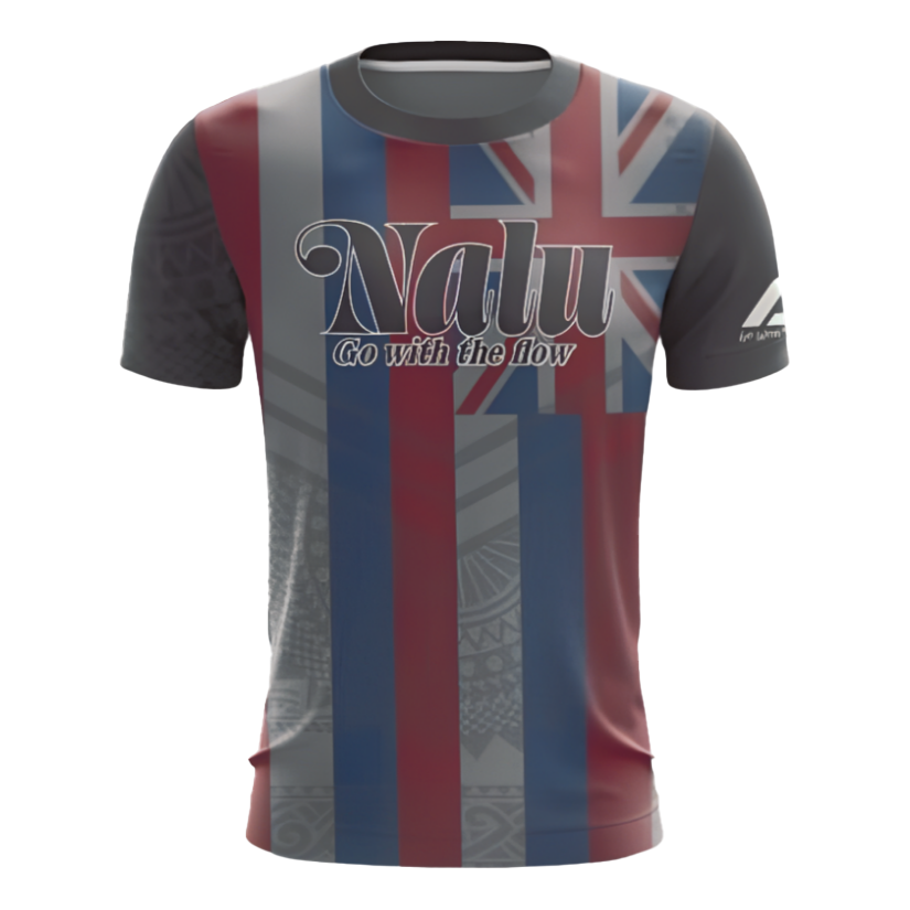 Nalu Hae Hawaii Jersey w/Tribal Fade - Front View | Nalu Gear
