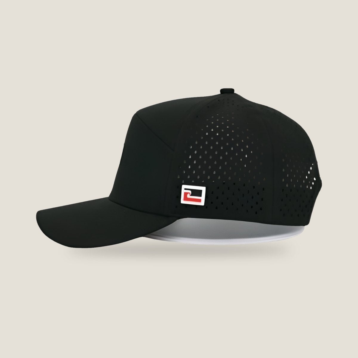 Aotearoa Black Snapback, side