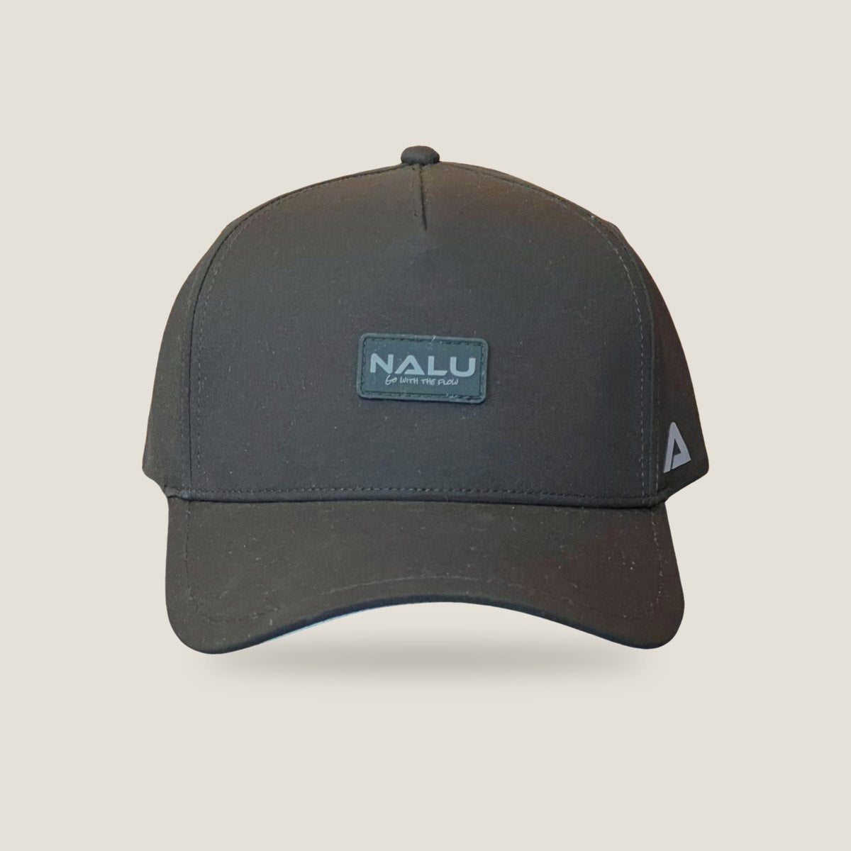 Nalu Black Waterproof Hat, front