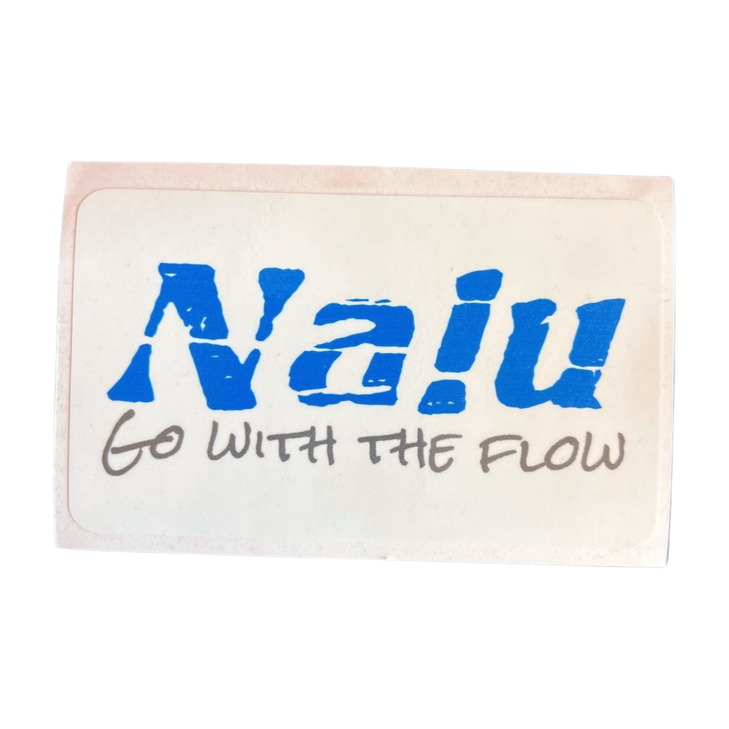 Aloha Aina Poi Co. - Nalu Go With The Flow Sticker - Blue