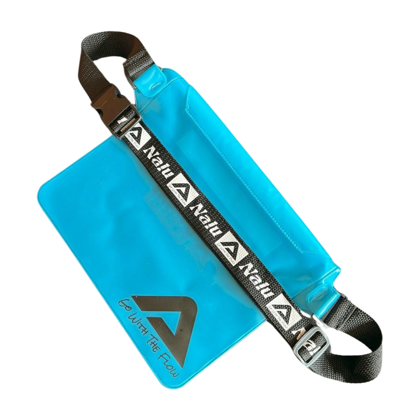 Aloha Aina Poi Co. - Nalu Pouch Bag - Blue - Front View