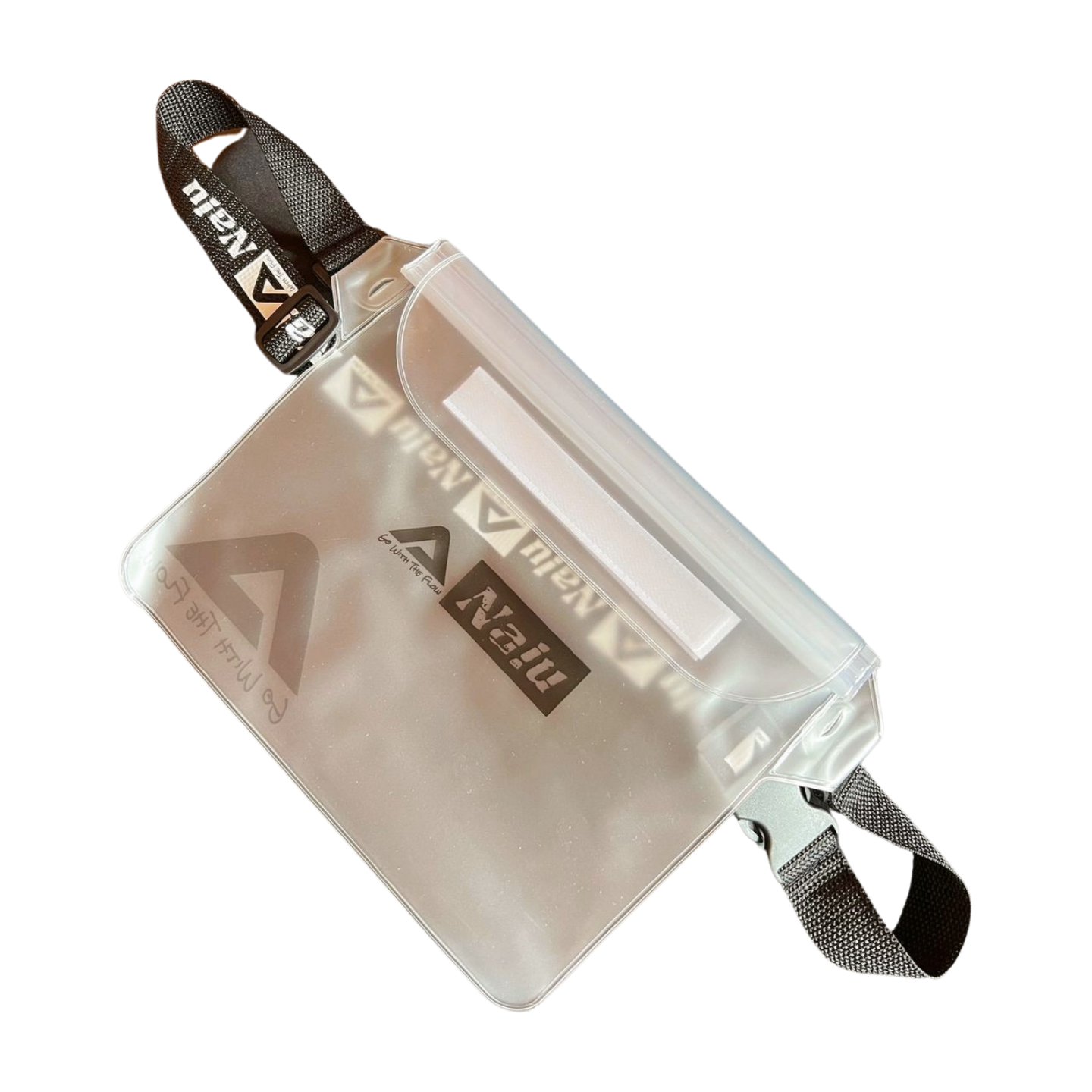 Aloha Aina Poi Co. - Nalu Pouch Bag - White - Back View