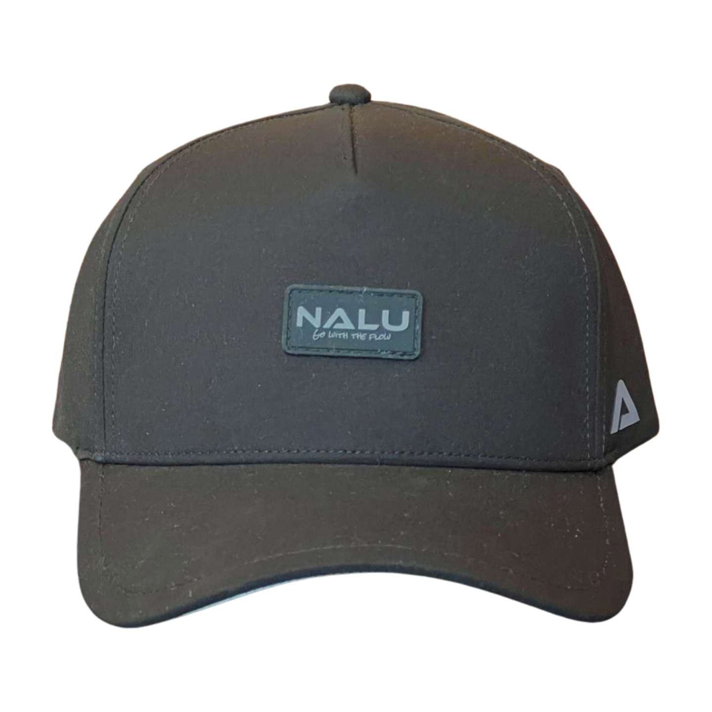 Aloha Aina Poi Co. - Nalu Snapback Hat - Black - Front View