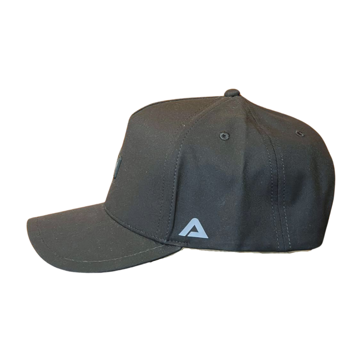 Nalu Black Waterproof Hat - Left Side View | Nalu Gear