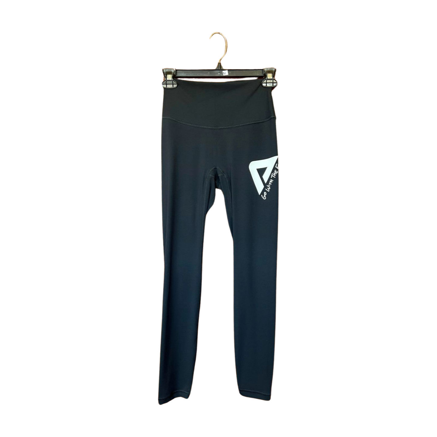 Aloha Aina Poi Co. - Nalu Women's Leggings - Black - Front View