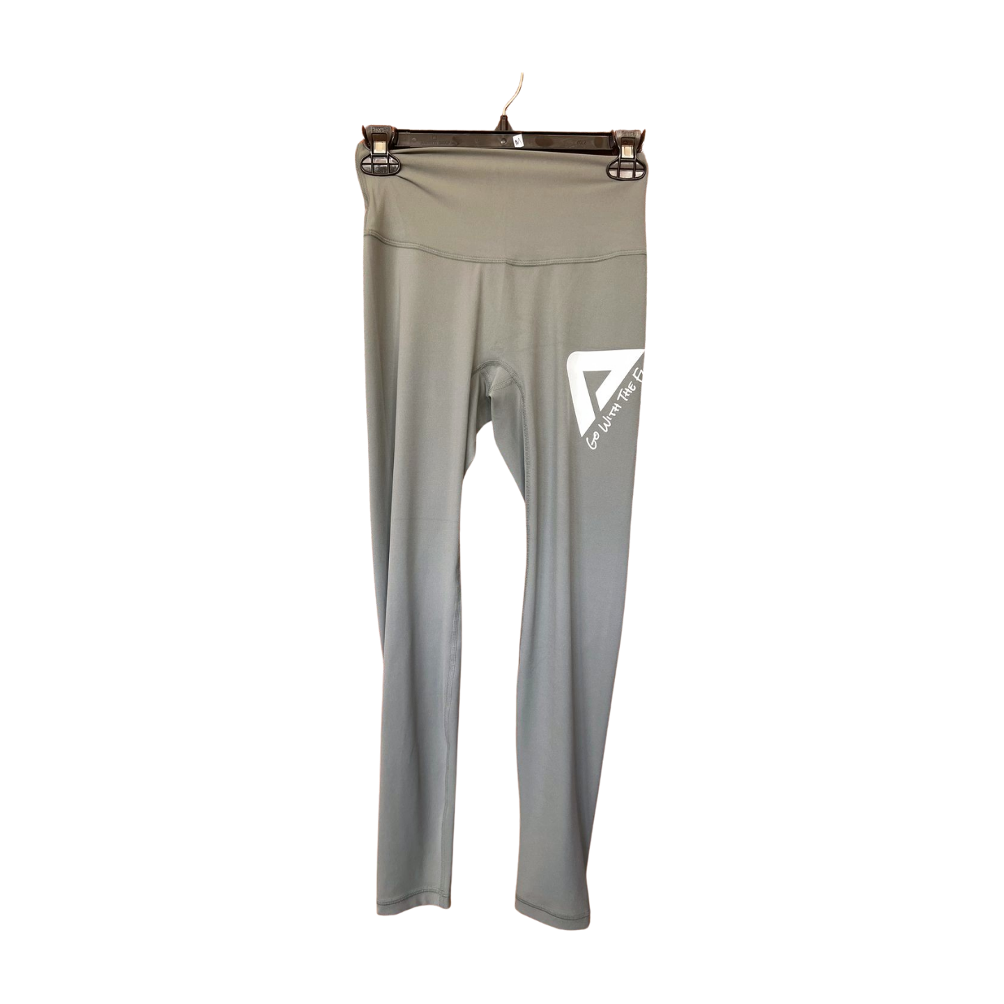 Aloha Aina Poi Co. - Nalu Women's Leggings - Gray Heather - Front View