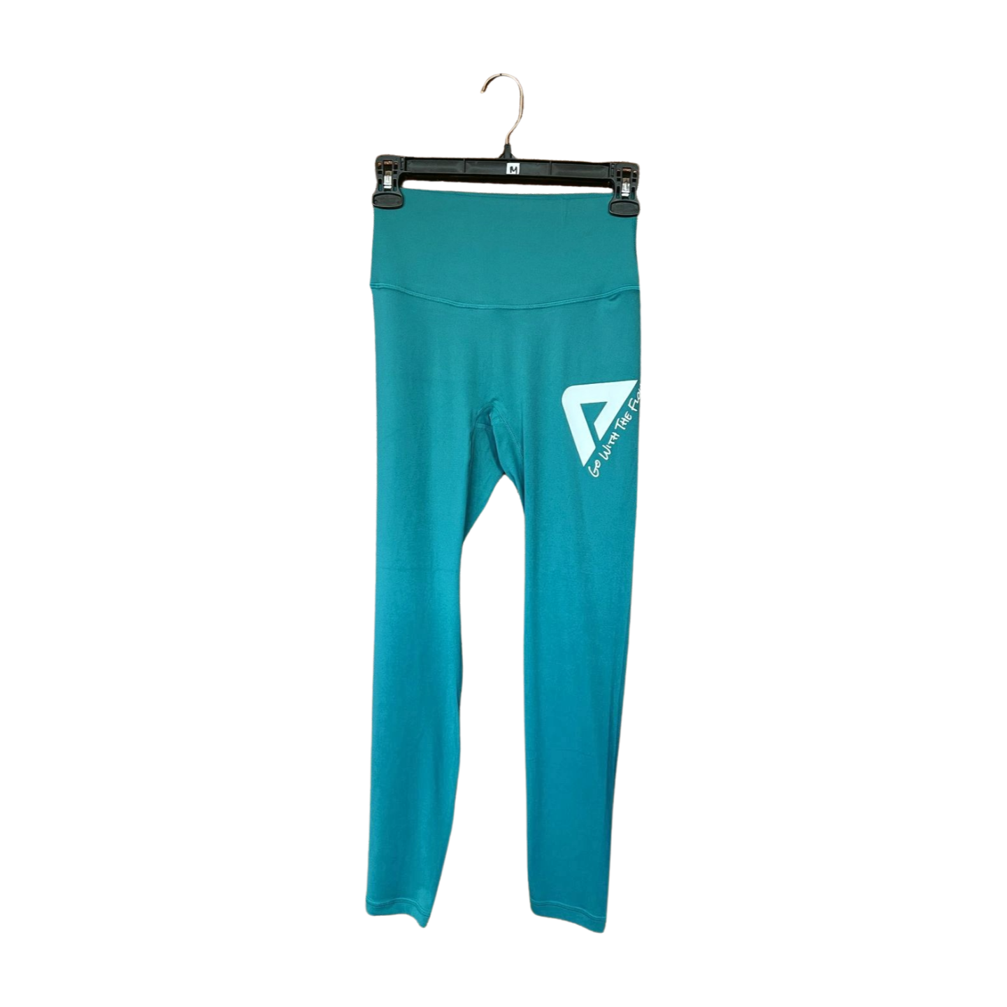 Aloha Aina Poi Co. - Nalu Women's Leggings - Teal - Front View