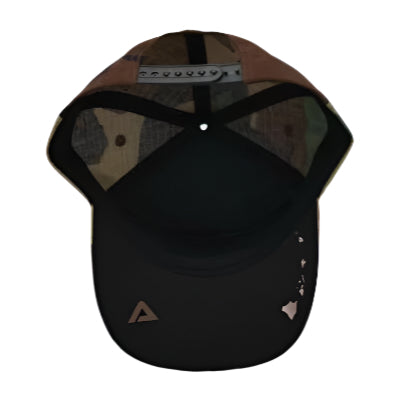 Camo Snapback Hat - Underside | Nalu Gear