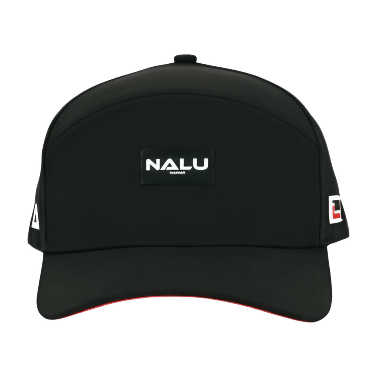 Aotearoa Black Snapback Hat - Front View | Nalu Gear