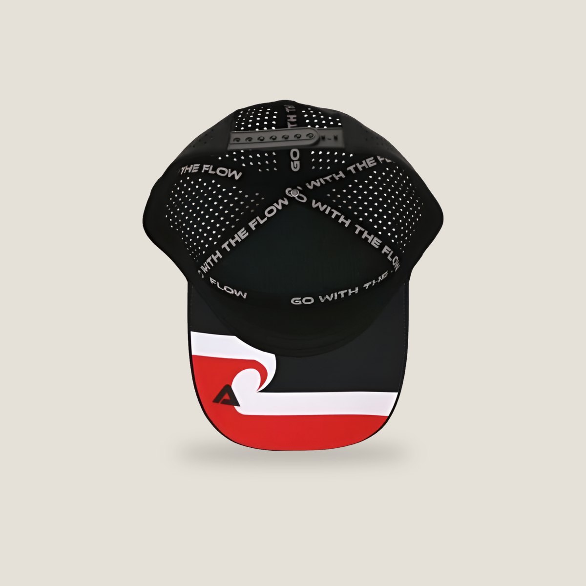 Aotearoa Black Snapback, underside