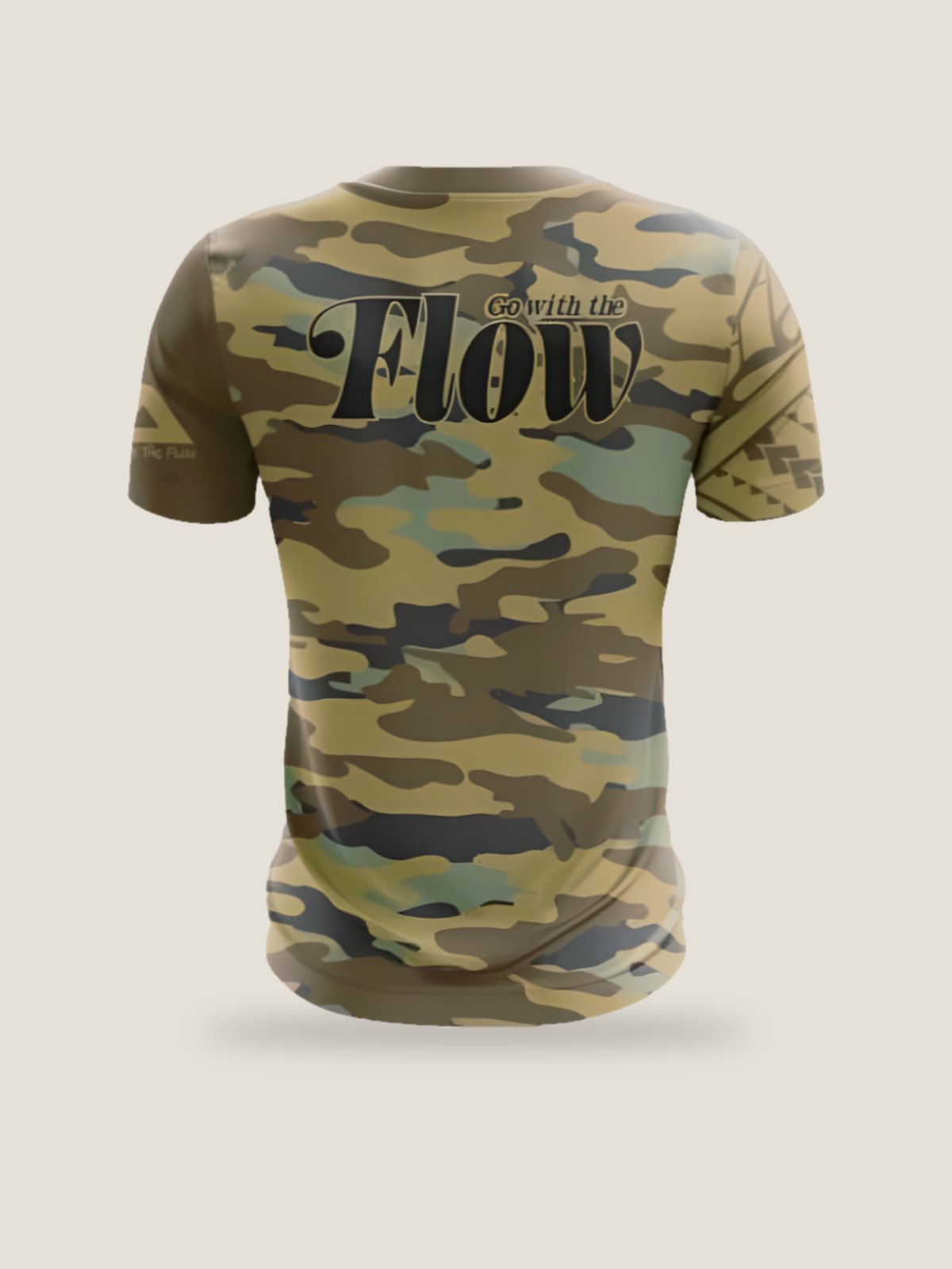 Camo Nalu Jersey w/Tribal Sleeve, back