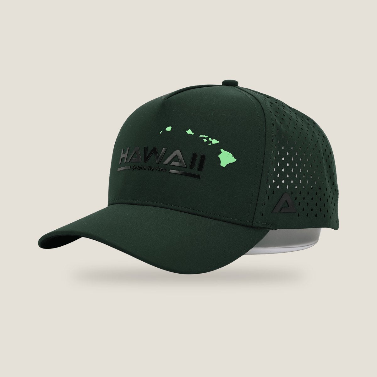 Hawaiʻi Forest Green Snapback, angle