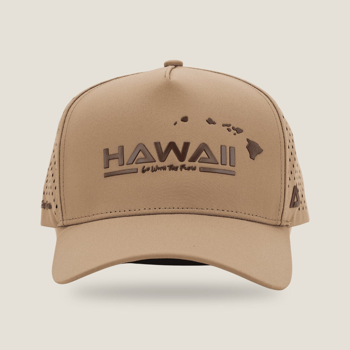 Hawaiʻi Khaki Snapback, front
