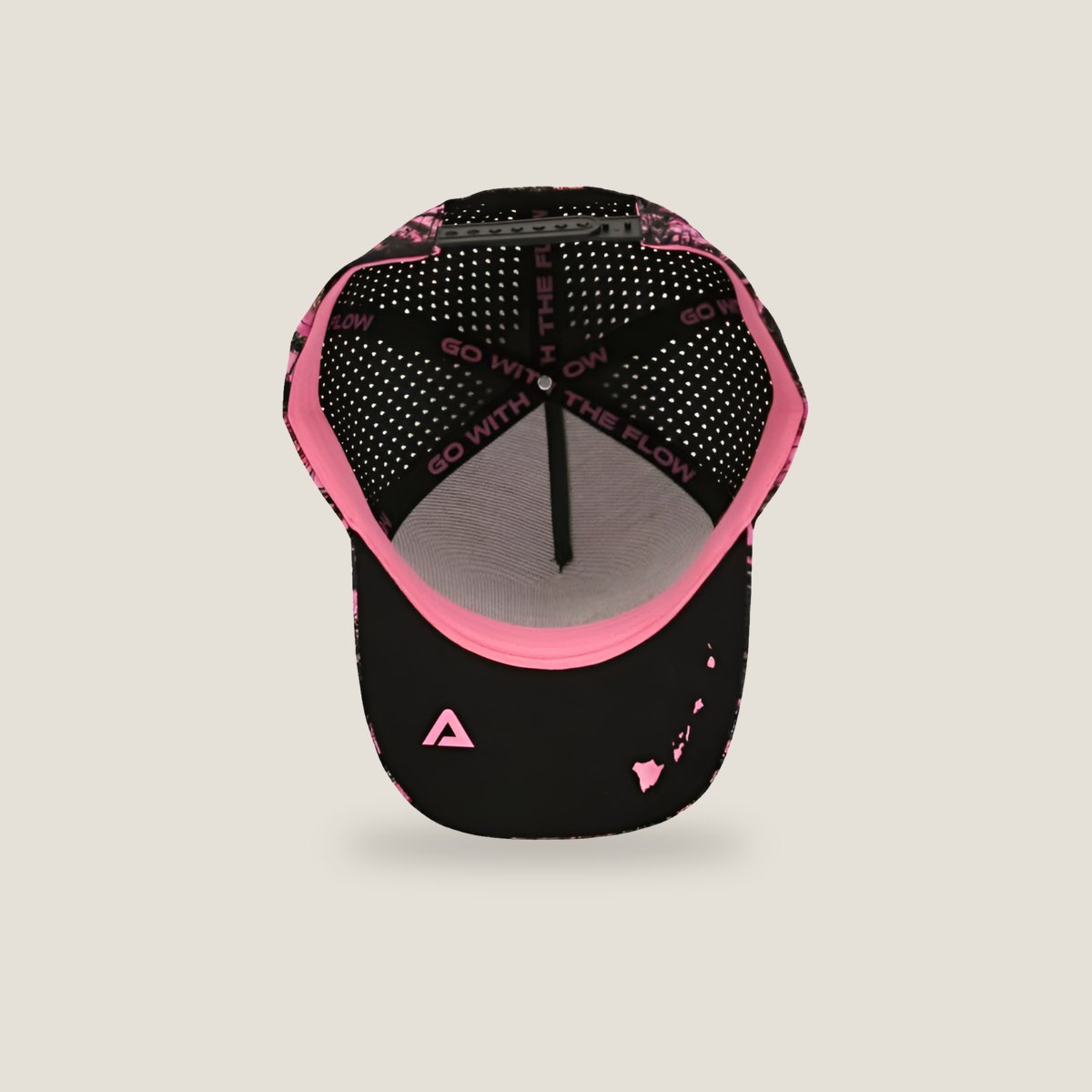 Hawaiʻi Pink Camo Snapback, underside