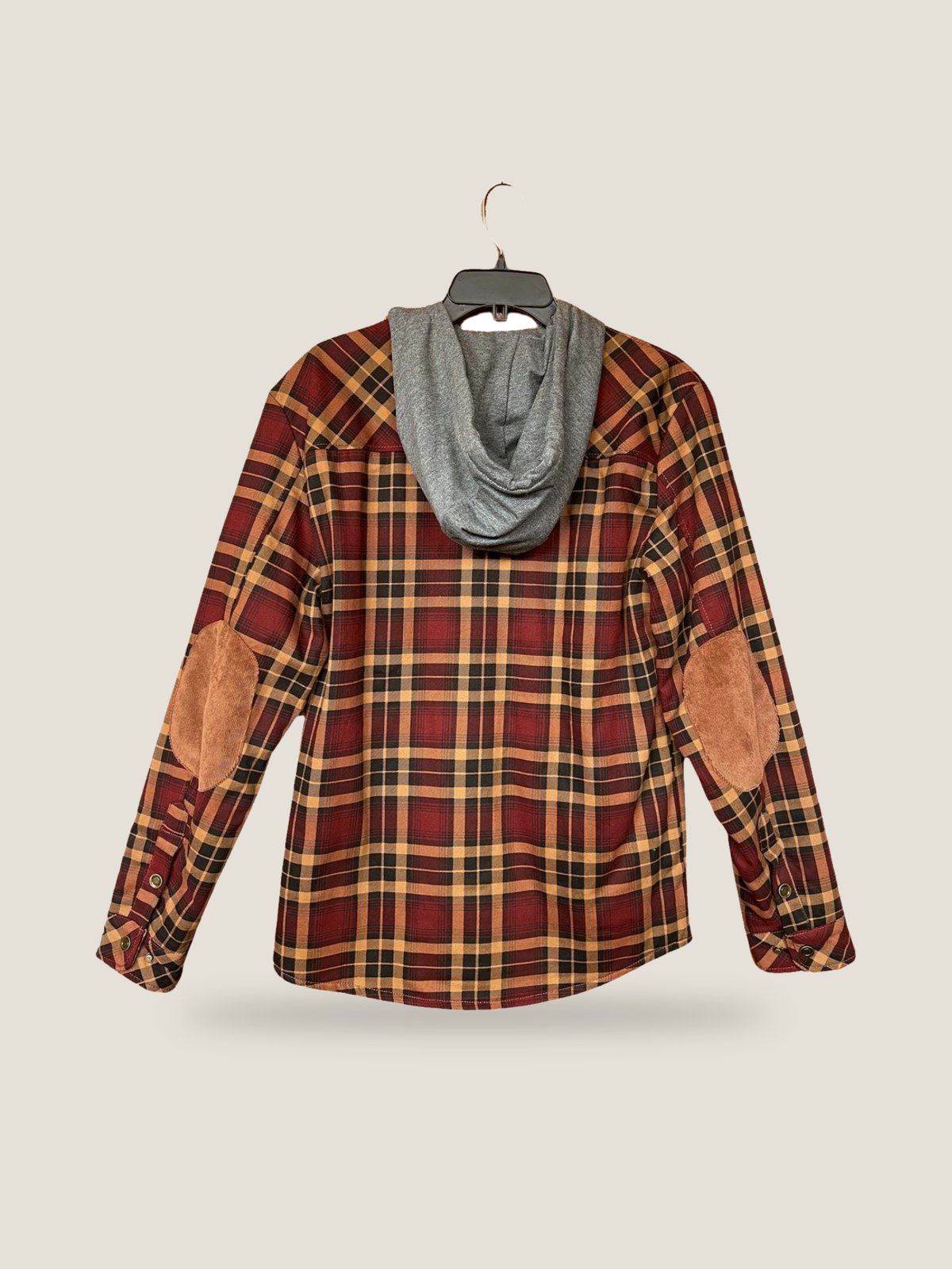 Nalu Flannel Jacket - Brown, back