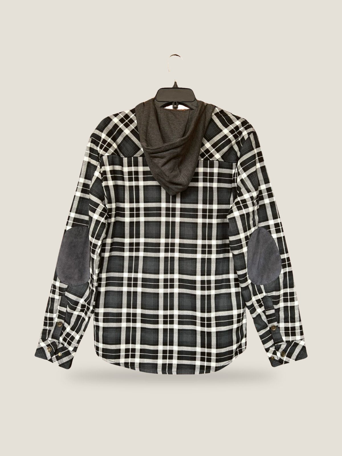 Nalu Flannel - Gray, front