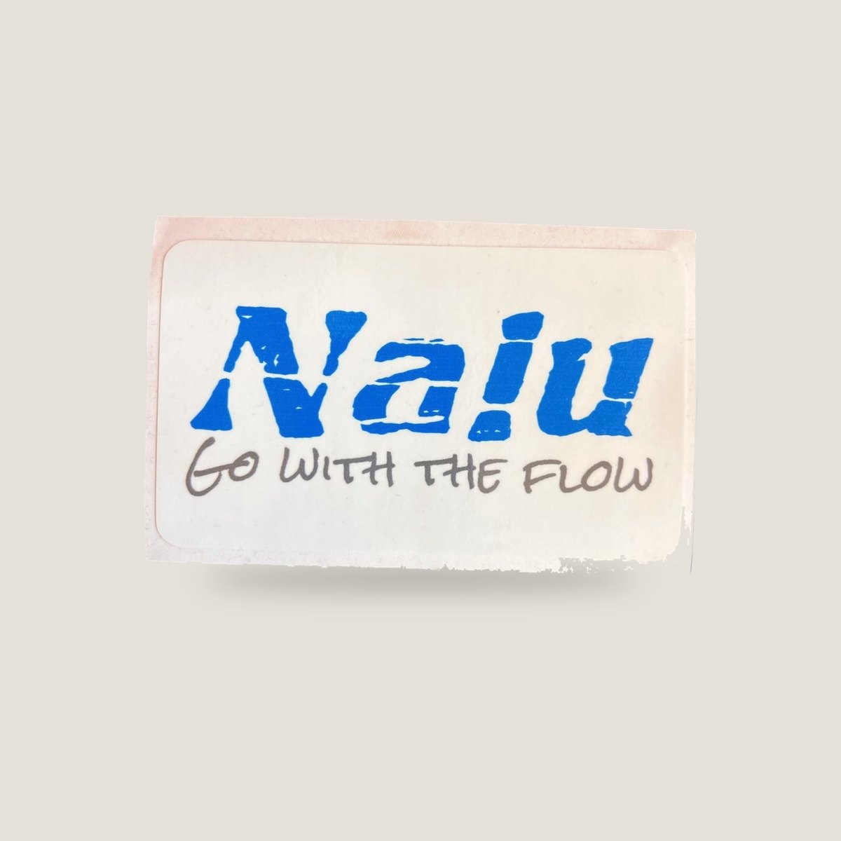 Nalu Go With The Flow Sticker - Blue, front