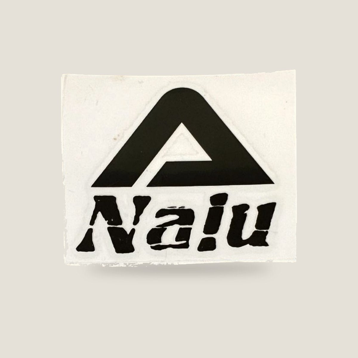 Nalu Logo Decal Sticker - Black, front