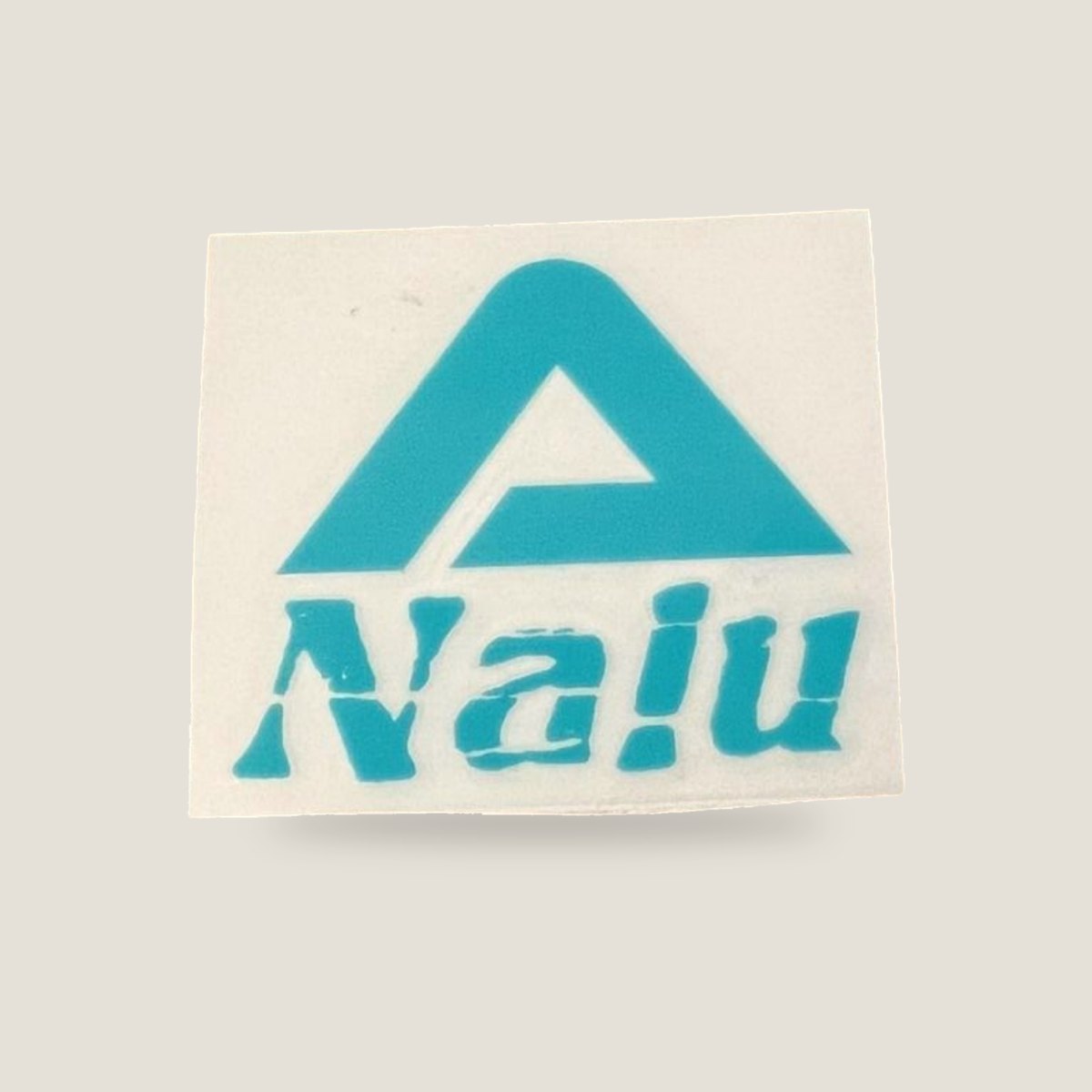 Nalu Logo Decal Sticker - Blue, front