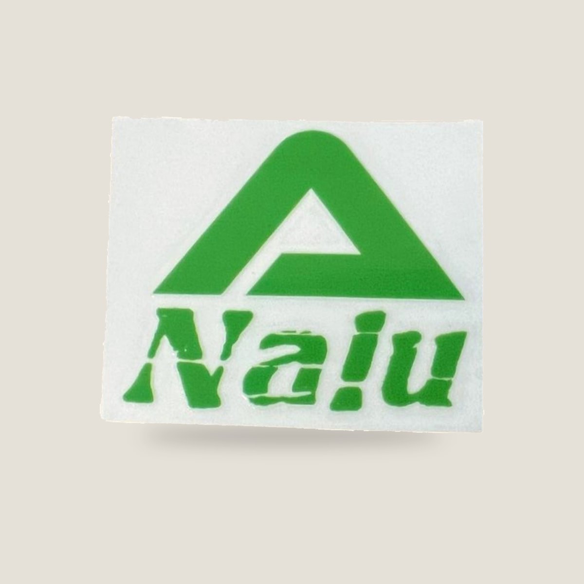 Nalu Logo Decal Sticker - Green, front