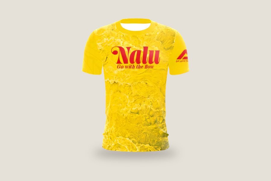 Yellow Nalu Jersey w/Tribal Sleeve